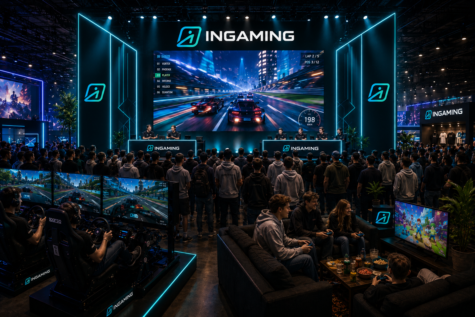 INGAMING gaming convention sfeer